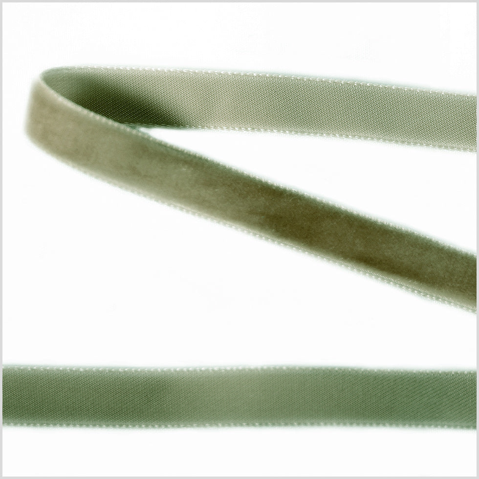Willow Single Face Velvet Ribbon - 0.375"