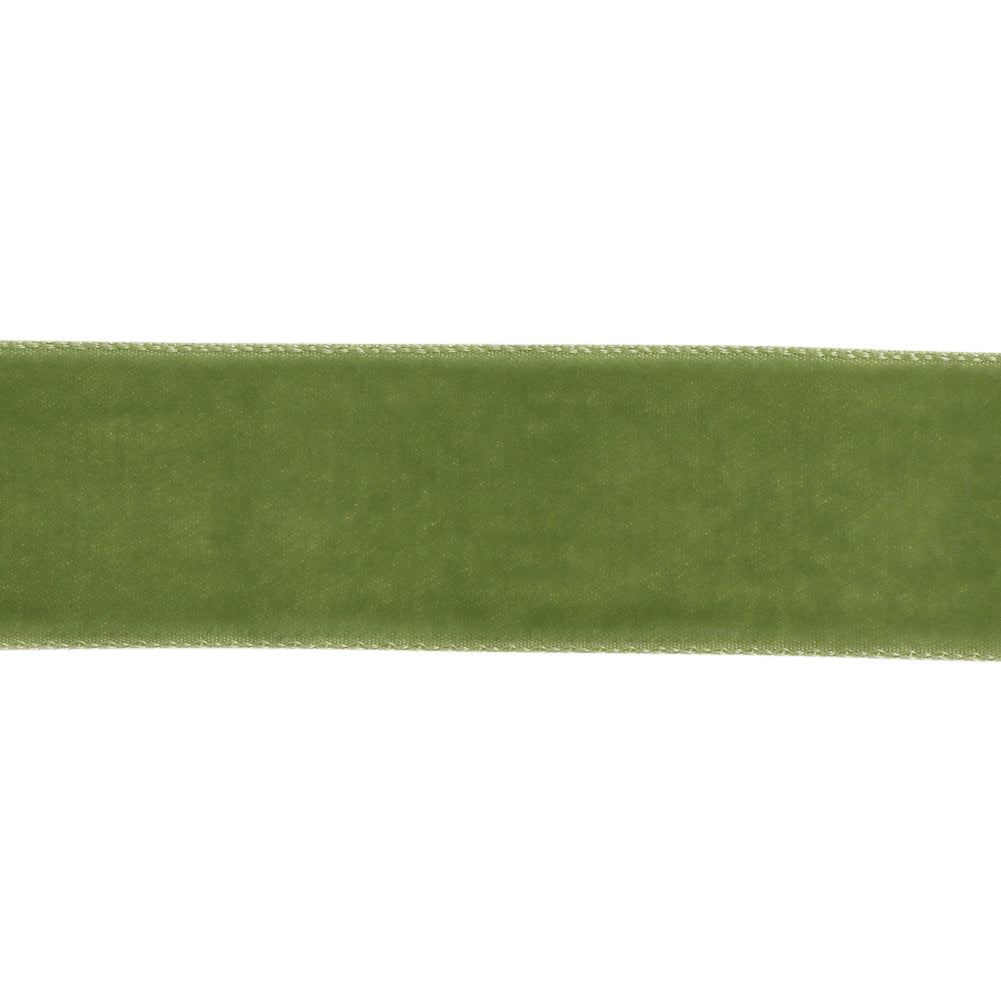 Willow Single Face Velvet Ribbon - 7/8" Folded