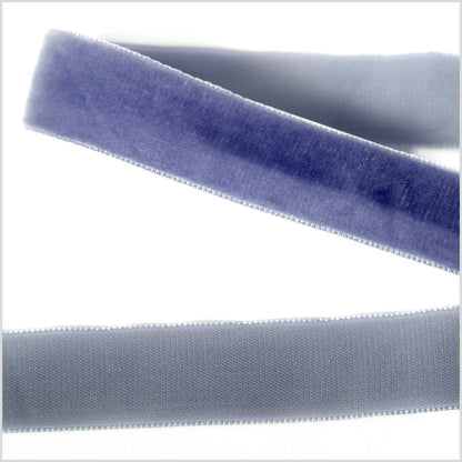 Lilac Single Face Velvet Ribbon - 7/8
