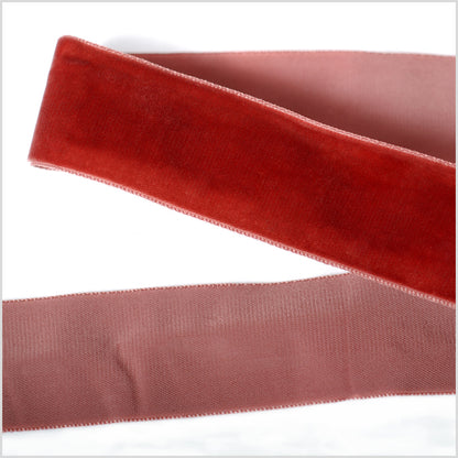 Guava Single Face Velvet Ribbon - 1.5"