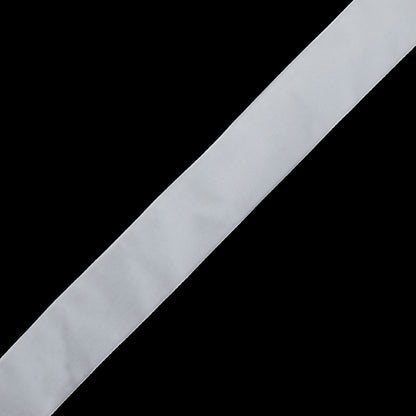 White Single Face Velvet Ribbon - 1.5