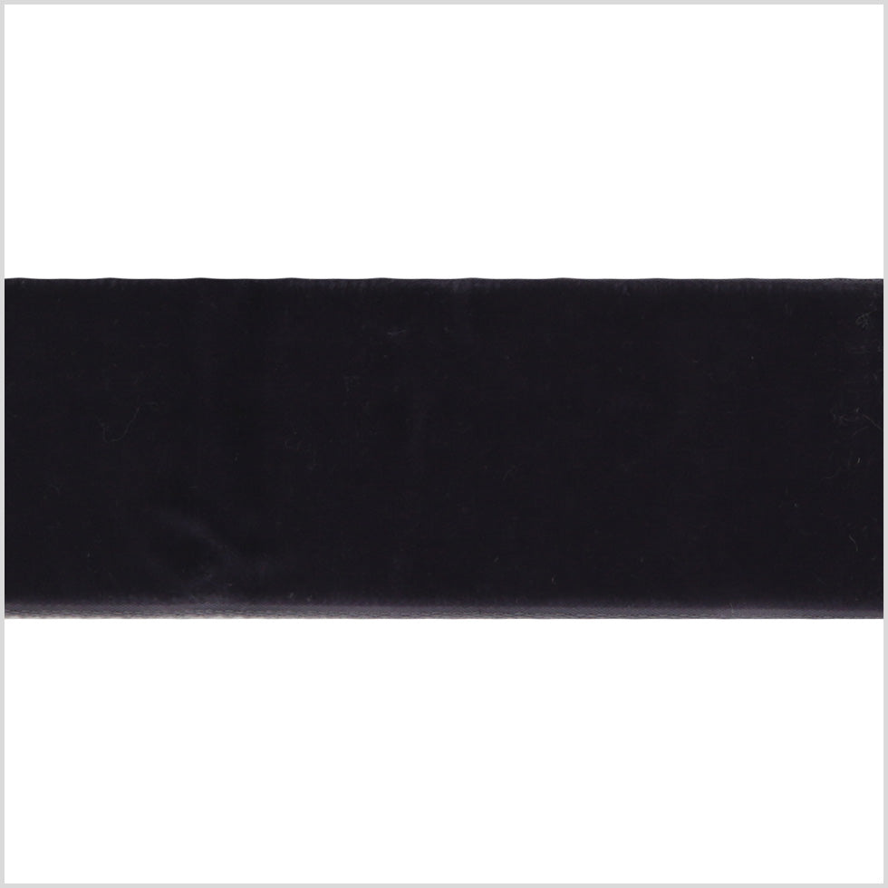 Dark Gray Single Face Velvet Ribbon - 1.5"