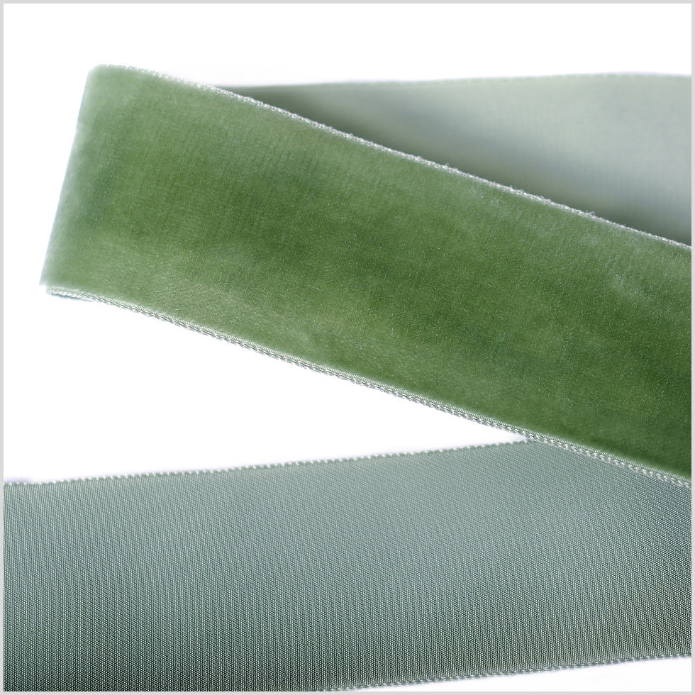 Willow Single Face Velvet Ribbon - 1.5"