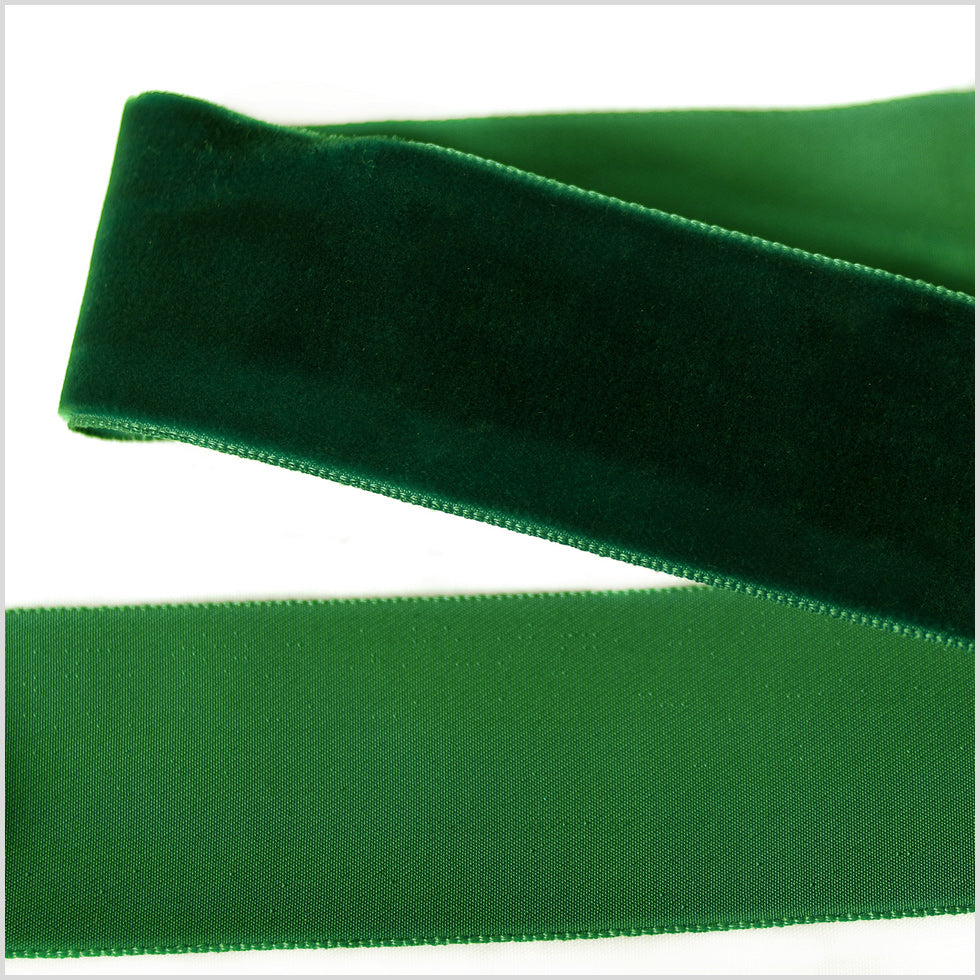 Hunter Single Face Velvet Ribbon - 1.5