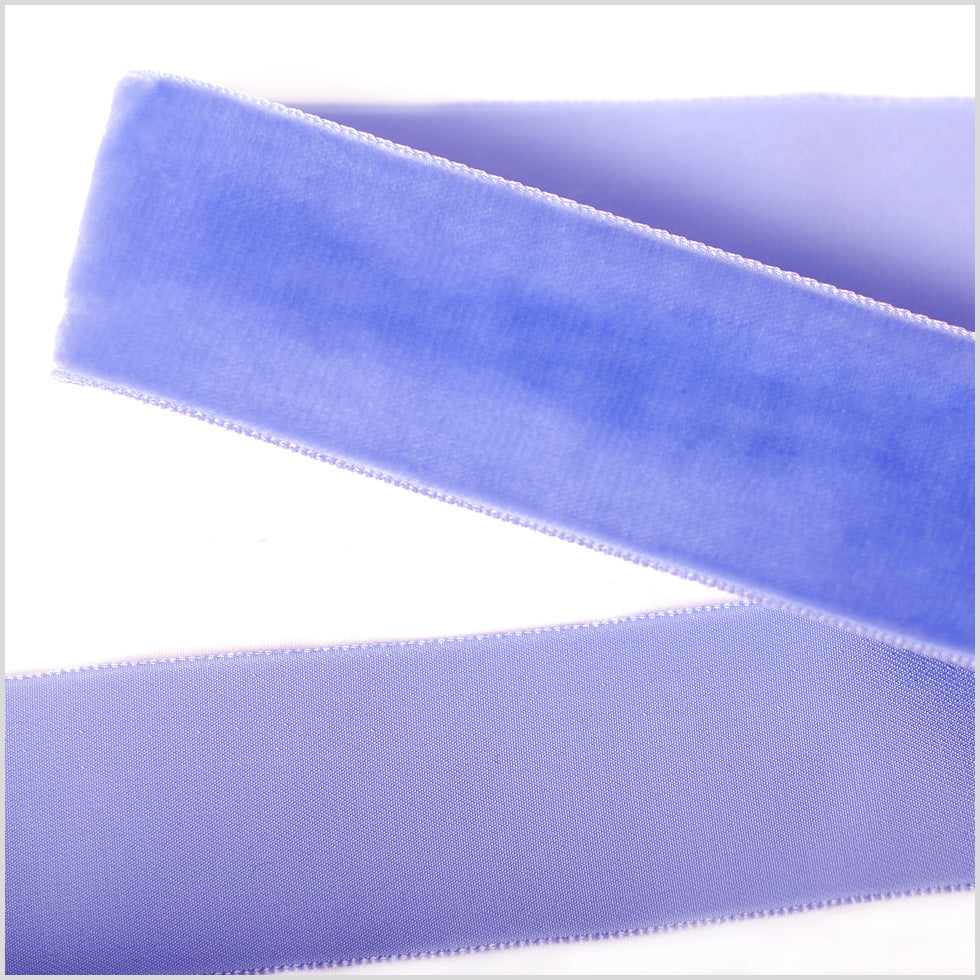 Lilac Single Face Velvet Ribbon - 1.5"