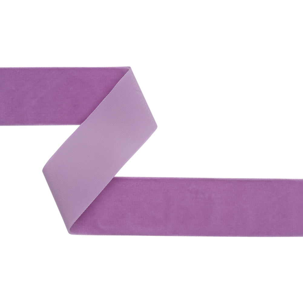 Light Purple Single Face Velvet Ribbon - 2"