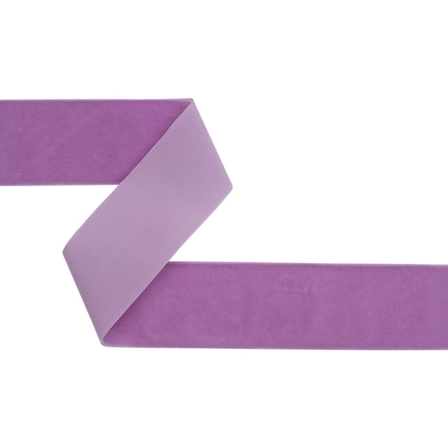 Light Purple Single Face Velvet Ribbon - 2"