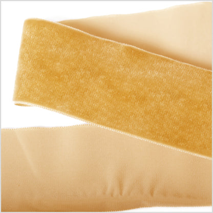 Yellow Gold Single Face Velvet Ribbon