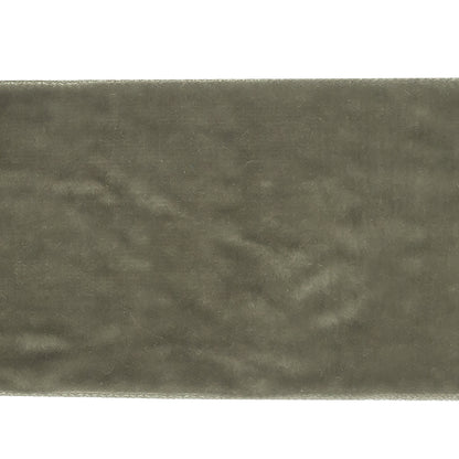 Gray Single Face Velvet Ribbon - 2&amp;quot; - Detail
