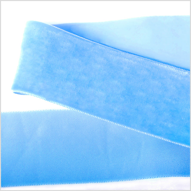 Baby Blue Single Face Velvet Ribbon - 2