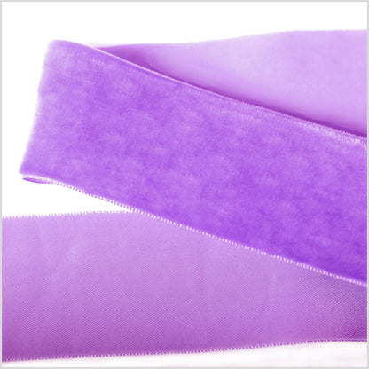 Purple Single Face Velvet Ribbon - 2"