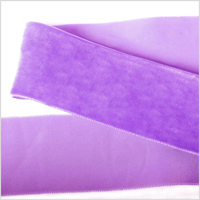 Purple Single Face Velvet Ribbon - 2"