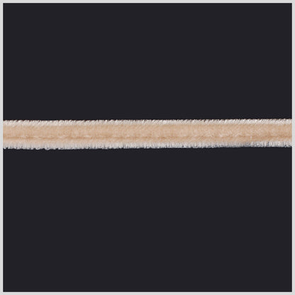 Beige Velvet Cord - 1/8"