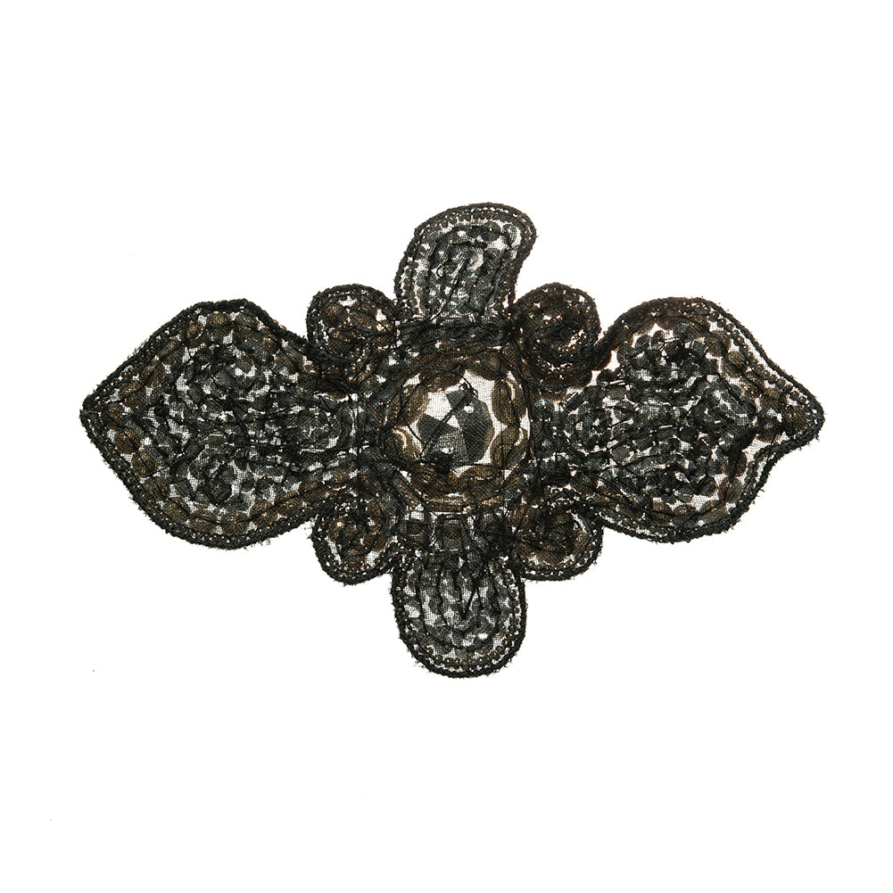 Gold/Silver Beaded Applique - Folded