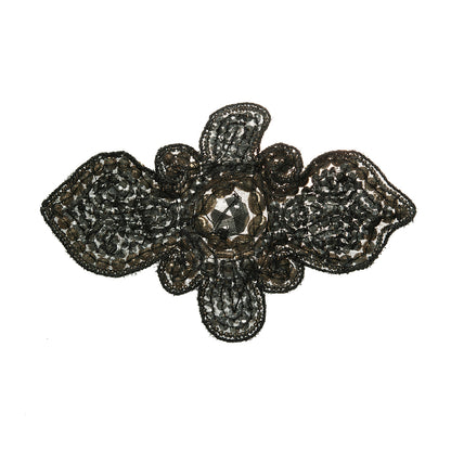 Gold/Silver Beaded Applique - Folded
