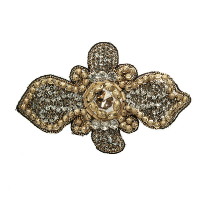 Gold/Silver Beaded Applique