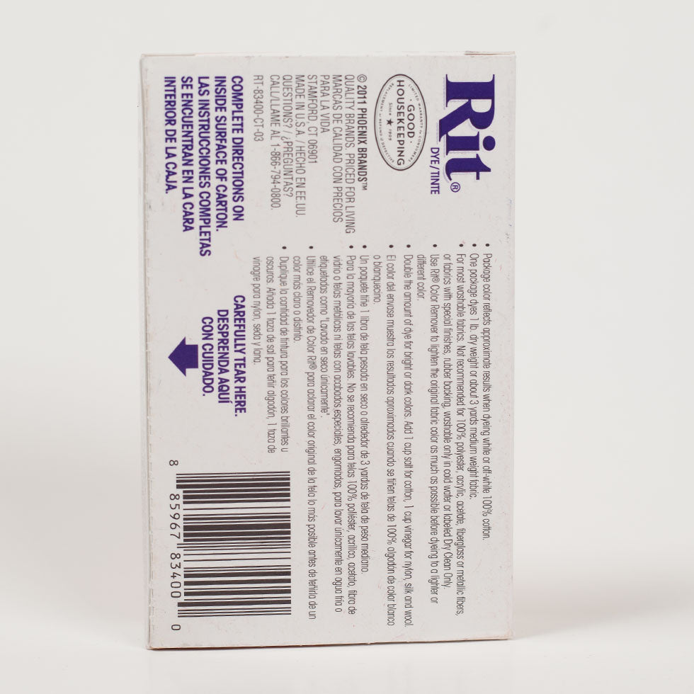 Rit All-Purpose Box Fabric Dye - Purple - 1 1/8oz Detail
