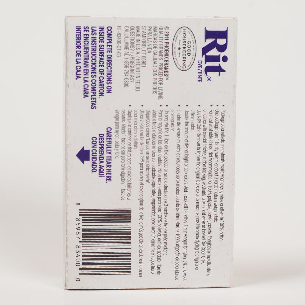 Rit All-Purpose Box Fabric Dye - Cocoa Brown - 1 1/8oz Detail