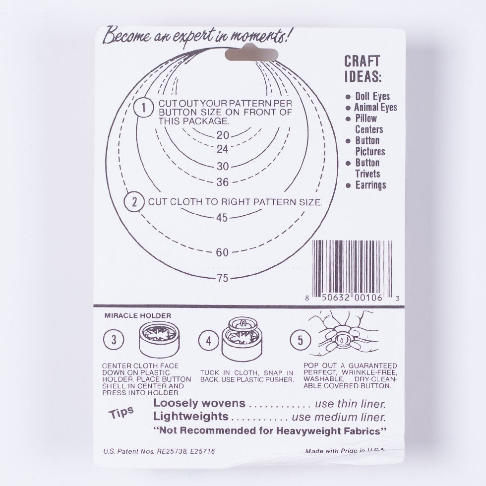 Maxant Button Cover Kit-60 - Detail