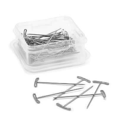 Dritz T-Pins - 1.75" Nickel - 40 ct Folded