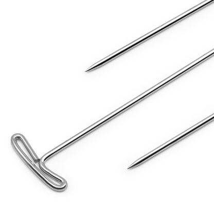 Dritz T-Pins - 1.75" Nickel - 40 ct Detail