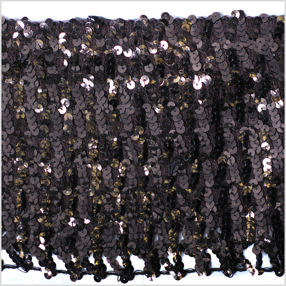 6 Brown Sequin Trim