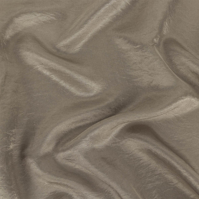 Warm Gray Luminous Cupro and Acetate Twill Lining