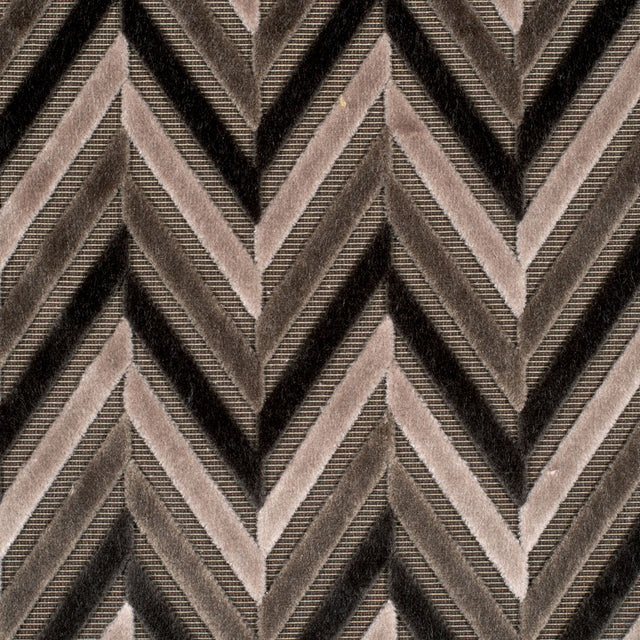 Gray Geometric Velvet