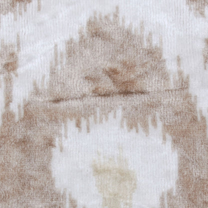 Beige Ikat Velvet - Detail