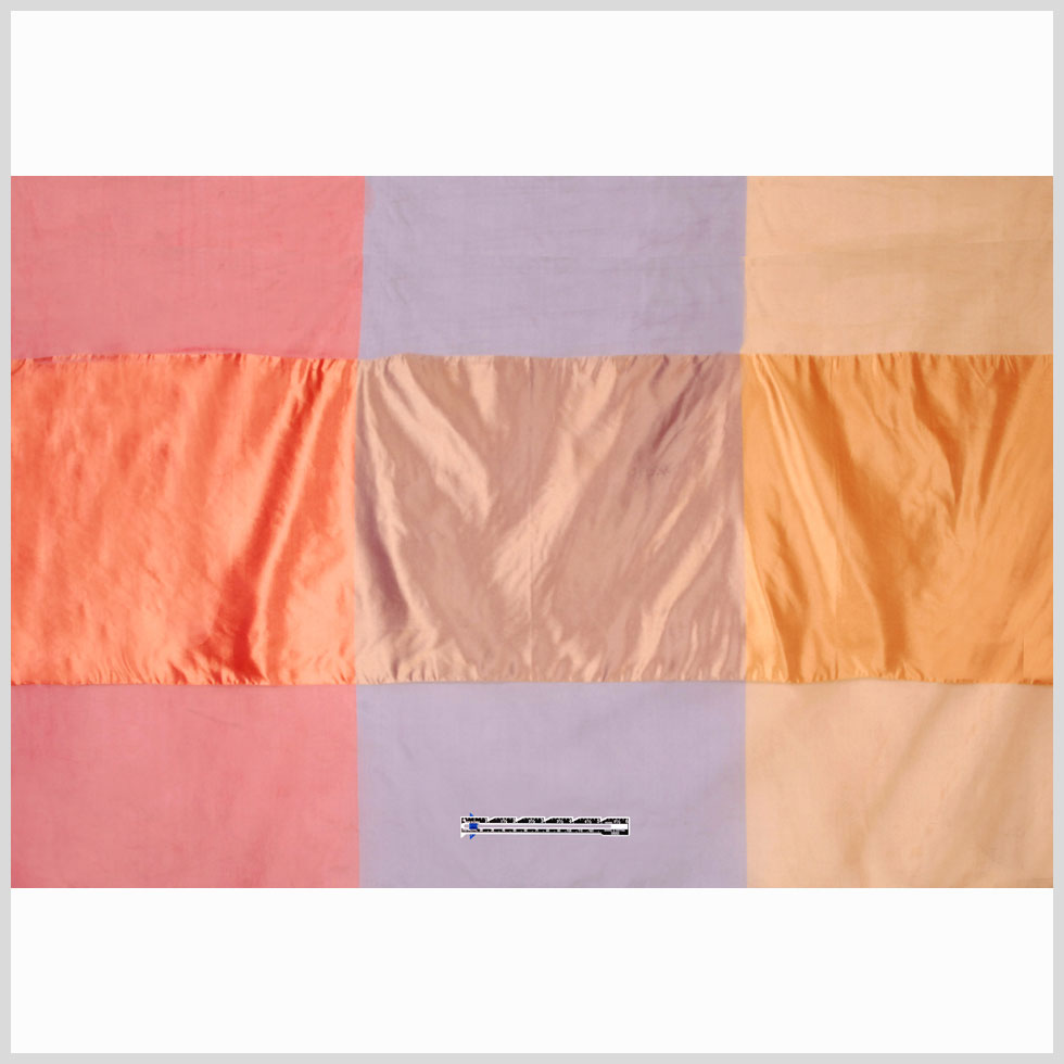 Orange &amp; Red Armani Silk Panel - Full