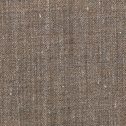Italian Brown Solid Wool Suiting Detail