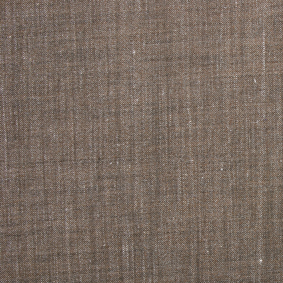 Italian Brown Solid Wool Suiting