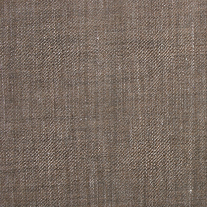 Italian Brown Solid Wool Suiting