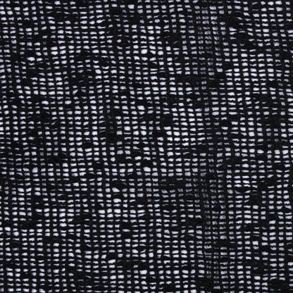 Italian Black Peekaboo Wool Blend