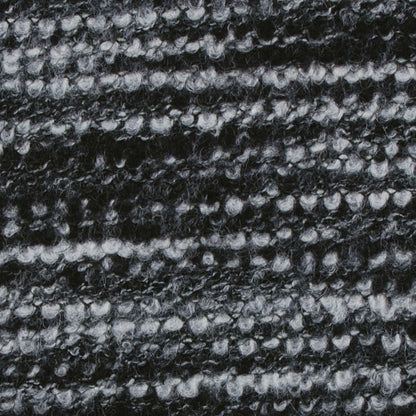 Sumptuous Black/Gray Italian Wool - Detail