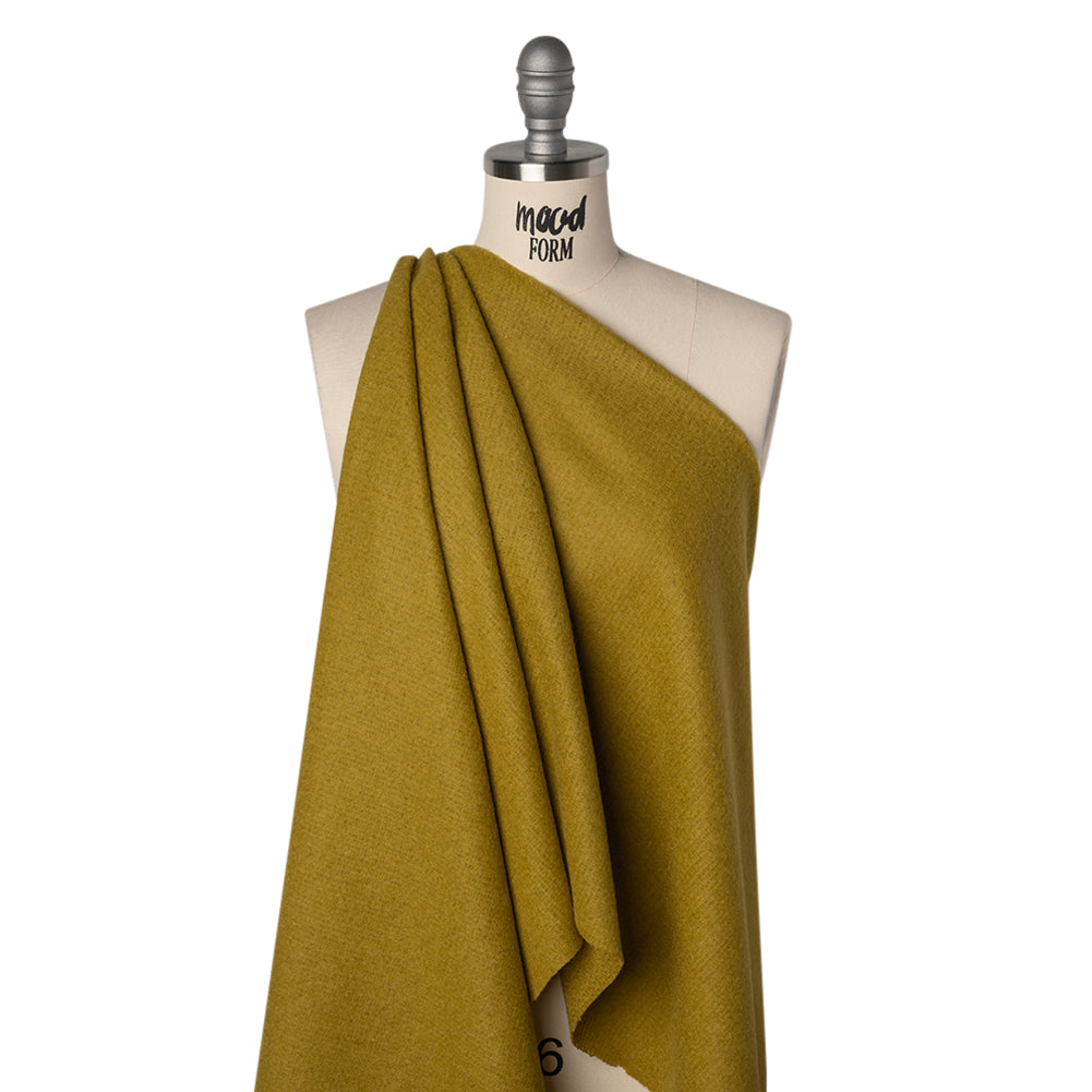 Italian Gold  Textured Wool-Blend Drape