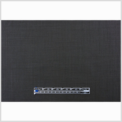 Italian Black Wool Blend Suiting Full