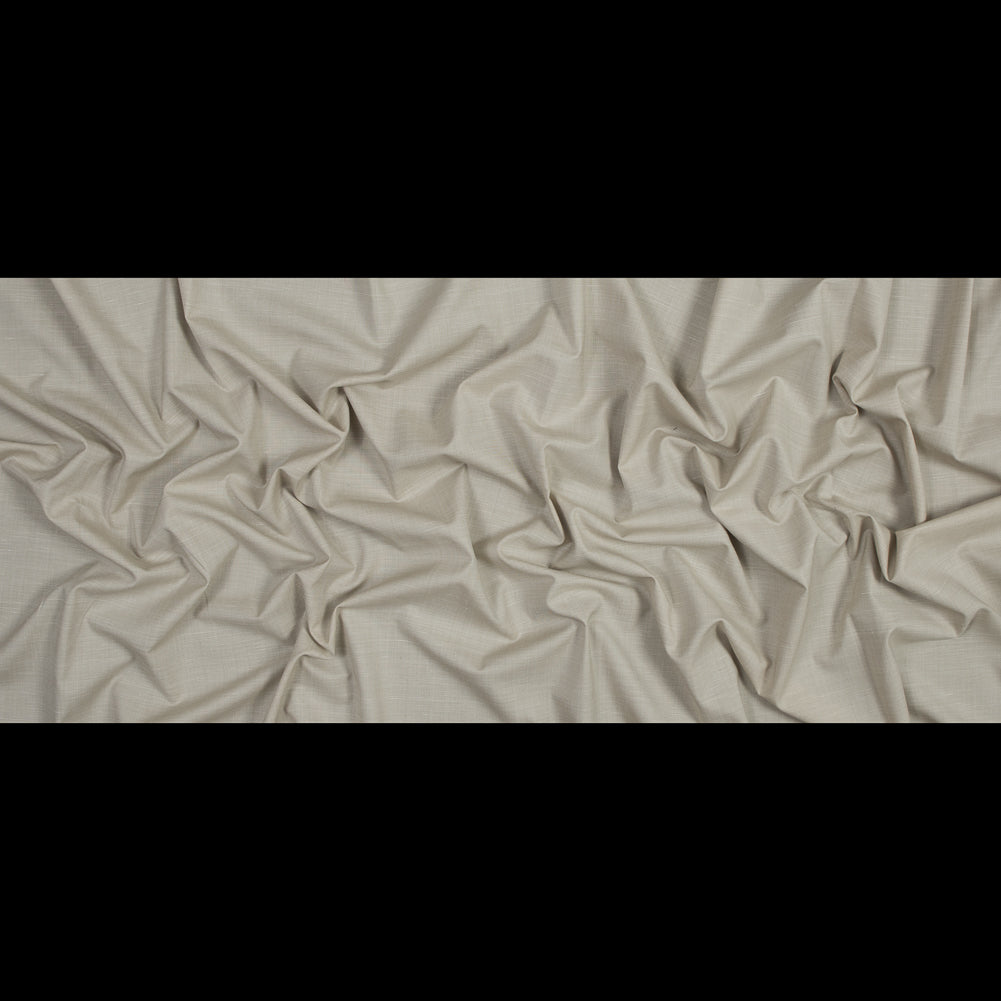 Italian Fog Beige Stretch Wool Blend - Full