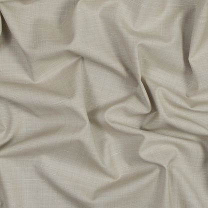 Italian Fog Beige Stretch Wool Blend