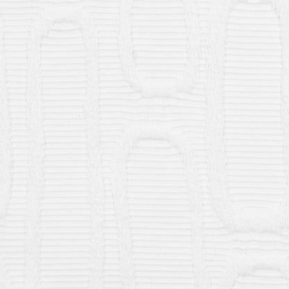 Italian White Geometric Modern Rayon Blend Detail