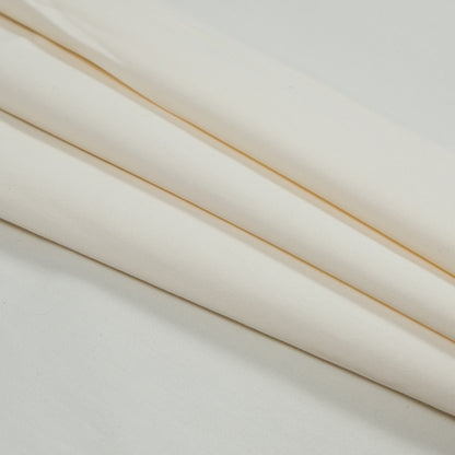 Ecru Stretch Cotton Twill - Folded