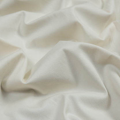 Ecru Stretch Cotton Twill - Detail