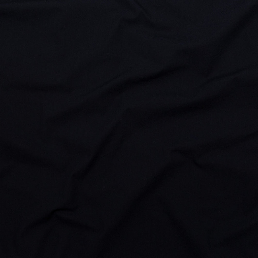 Italian Carbon Blue Cotton Poplin