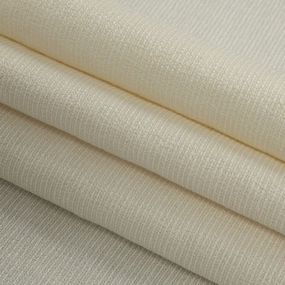 Italian Pearl Solid Textured Cotton-Blend - Folded