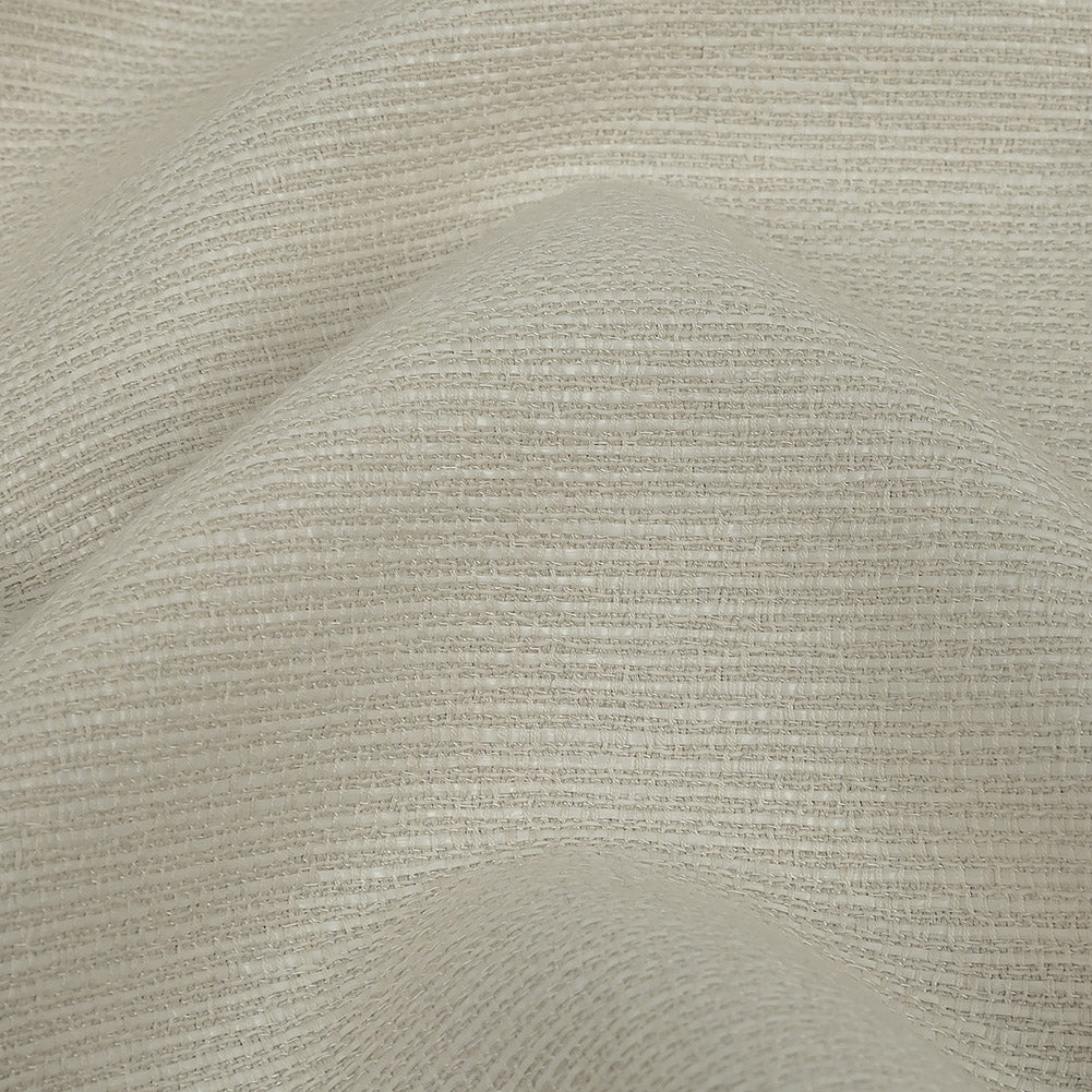 Italian Pearl Solid Textured Cotton-Blend - Detail