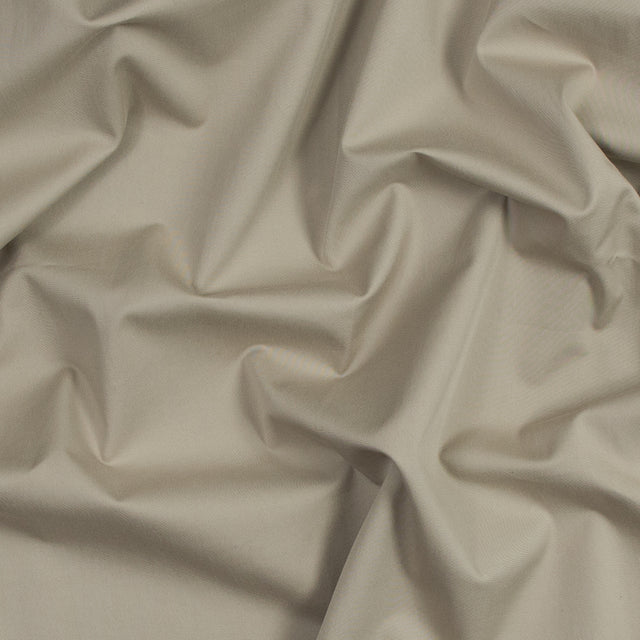 Italian Tan Stretch Cotton Twill Shirting