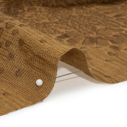 French Whisper-Thin Bronze Cotton Blend Detail