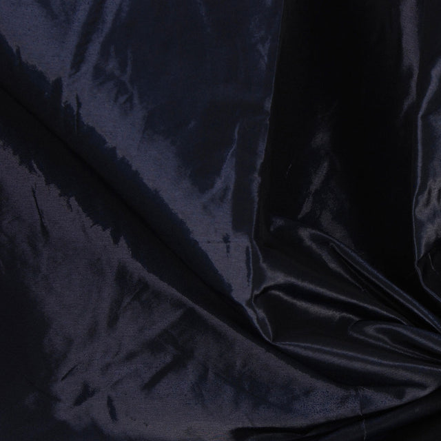 Midnight Navy Luminous Polyester Taffeta
