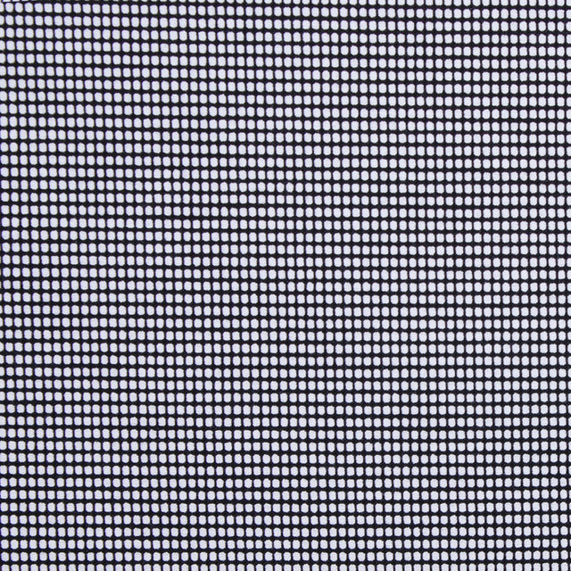 Italian Black Geometric Stretch Cotton Suiting