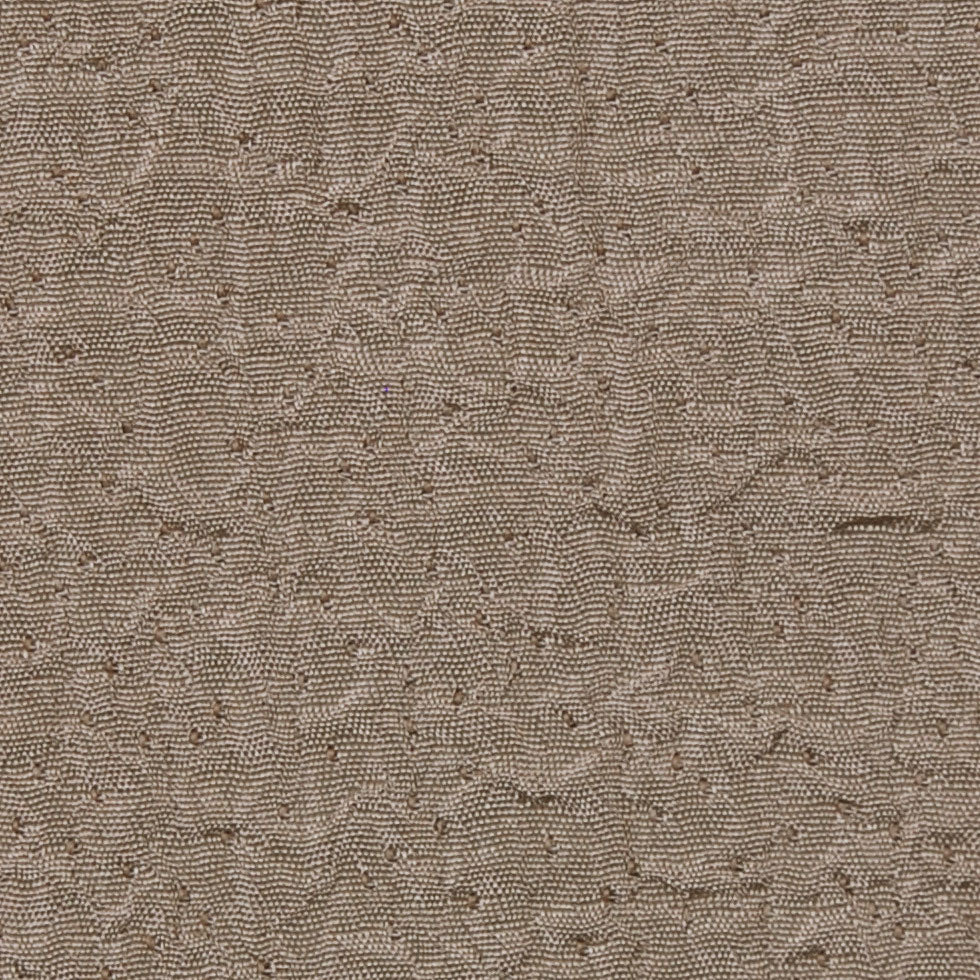 Taupe Crinkled Polyester-Rayon Woven Detail